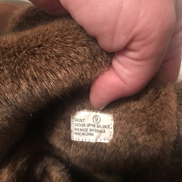 Report Brown Suede Fur Lines Boots - Picture 8 of 9